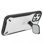 Nillkin Cyclops Hard Case - удароустойчив хибриден кейс с враден протектор на камерата за iPhone 12 mini (черен) 2