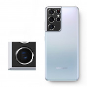Ringke Camera Styling Lens Cover - предпазна плочка за камерата на Samsung Galaxy S21 Ultra (черен) 2