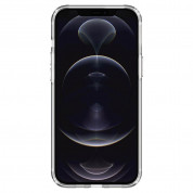 Spigen Crystal Slot Case - силиконов (TPU) кейс с отделение за кр. карти за iPhone 12 Pro Max (прозрачен) 3