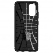 Spigen Rugged Armor Case - тънък качествен силиконов (TPU) калъф за Samsung Galaxy A52 (черен) 3