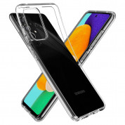 Spigen Liquid Crystal Case - тънък качествен силиконов (TPU) калъф за Samsung Galaxy A52 (прозрачен)  6