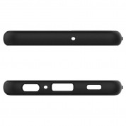 Spigen Rugged Armor Case - тънък качествен силиконов (TPU) калъф за Samsung Galaxy A72 (черен) 7