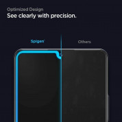 Spigen Glass.Tr Slim Tempered Glass for Samsung Galaxy A42 (black) 2
