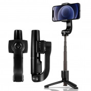 Spigen Gimbal Wireless Selfie Stick S610W - захващащ стабилизатор за смартфони с възможност за трипод и селфи стик (черен)