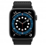 Spigen Fit Lite Band - лека текстилна каишка за Apple Watch 42мм, 44мм, 45мм (черен) 2