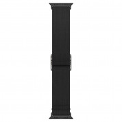Spigen Fit Lite Band - лека текстилна каишка за Apple Watch 42мм, 44мм, 45мм (черен) 6