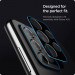 Spigen Optik Lens Protector - комплект 2 броя предпазни стъклени протектори за камерата на Samsung Galaxy A52 (черен)  5