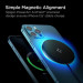 Spigen PowerArc USB-C Magnetic Wireless Qi Charger 7.5W - поставка (пад) за безжично зареждане за iPhone с Magsafe (черен) 2