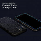 Spigen Glass.Tr Align Master Full Cover Tempered Glass - калено стъклено защитно покритие за целия дисплей на Samsung Galaxy A52 (черен-прозрачен) 3