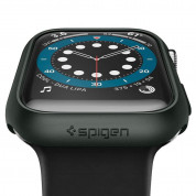 Spigen Thin Fit Case - качествен твърд кейс за Apple Watch 44мм (тъмнозелен) 4