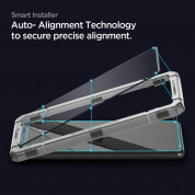 Spigen Glass.Tr Align Master Full Cover Tempered Glass - калено стъклено защитно покритие за целия дисплей на Samsung Galaxy A72 (черен-прозрачен) 1