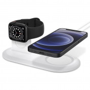 Spigen MagFit Duo for MagSafe & Apple Watch Charger (white) 1