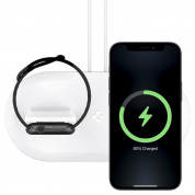 Spigen MagFit Duo for MagSafe & Apple Watch Charger (white) 2