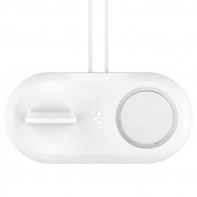 Spigen MagFit Duo for MagSafe & Apple Watch Charger (white) 3