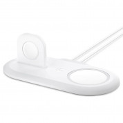 Spigen MagFit Duo for MagSafe & Apple Watch Charger (white)