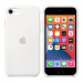Apple Silicone Case - оригинален силиконов кейс за iPhone SE (2022), iPhone SE (2020), iPhone 8, iPhone 7 (бял) 4