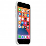 Apple Silicone Case - оригинален силиконов кейс за iPhone SE (2020) iPhone 8, iPhone 7 (бял) 5