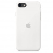 Apple Silicone Case - оригинален силиконов кейс за iPhone SE (2020) iPhone 8, iPhone 7 (бял) 1
