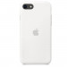 Apple Silicone Case - оригинален силиконов кейс за iPhone SE (2022), iPhone SE (2020), iPhone 8, iPhone 7 (бял) 2