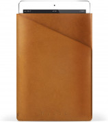 Mujjo Slim Fit Sleeve - калъф от естествена кожа (тип джоб) за iPad Pro 9.7, iPad Air 2, iPad Air, iPad 5, iPad 6 (кафяв)