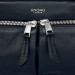 Knomo Brook Leather Cross-Body - луксозна дамска чанта от естествена кожа с презрамка (тъмносин) 6