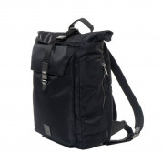 Knomo Novello Roll-Top Laptop Backpack 15 - луксозна мъжка раница (черен) 1