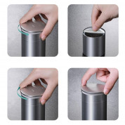 Baseus Minimalist Car Cup Holder Air Freshener (SUXUN-CL0S) - ароматизатор за автомобил с функция за премахване на формалдехид (сребрист) 7