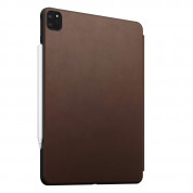 Nomad Rugged Folio Case - хибриден минималистичен калъф за iPad Pro 12.9 (2020), iPad Pro 12.9 (2018) (кафяв) 2