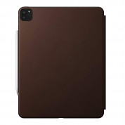 Nomad Rugged Folio Case - хибриден минималистичен калъф за iPad Pro 12.9 (2020), iPad Pro 12.9 (2018) (кафяв)