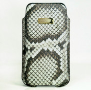 FitCase Pouch Snake Skin - кожен калъф от естествена змийска кожа за iPhone 4/4S