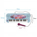 Lexibook Disney Frozen II Electronic Keyboard with Mic - детско електронно пиано (играчка) за начинаещи (син) 3