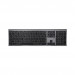 Macally Aluminum Quick Switch Bluetooth Keyboard - безжична Bluetooth клавиатура за компютри, таблети и устройства с Bluetooth (тъмносив)  4