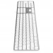 Macally Aluminum Slim USB keyboard with 2 USB Ports US - алуминиева жична клавиатура за Mac с 2 USB порта (бял)  9