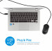 Macally USB-C Optical Quiet Click Mouse - USB-C оптична мишка за PC и Mac (черен) 4