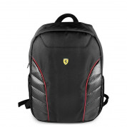 Ferrari Scuderia Collection Backpack New Edition 15.6 - дизайнерска раница за преносими компютри до 15.6 инча (черен)