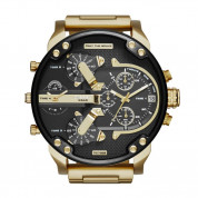 Diesel Mr Daddy 2.0 Watch - стилен аналогов часовник с метална каишка (златист)