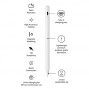SwitchEasy EasyPencil Pro 3 (USB-C port) - професионална писалка за iPad (модели 2018-2021) (бял) 4