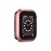 SwitchEasy Odyssey Case - удароустойчив хибриден кейс за Apple Watch 40мм (розово злато) 2