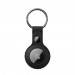 SwitchEasy Wrap Leather Keyring - стилен ключодържател от естествена кожа за Apple AirTag (черен) 2