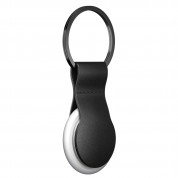 Nomad AirTag Leather Loop - висококачествен ключодържател от естествена кожа за Apple AirTag (черен) 1
