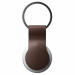 Nomad AirTag Leather Loop - висококачествен ключодържател от естествена кожа за Apple AirTag (тъмнокафяв) 1