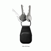 Nomad AirTag Leather Keychain - висококачествен ключодържател от естествена кожа за Apple AirTag (черен) 4