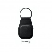 Nomad AirTag Leather Keychain - висококачествен ключодържател от естествена кожа за Apple AirTag (черен) 3