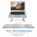 Macally Slim Bluetooth Wireless Keyboard US - безжична Bluetooth клавиатура за Mac (бял)  4
