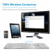 Macally Slim Bluetooth Wireless Keyboard US - безжична Bluetooth клавиатура за Mac (бял)  5