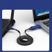 Ugreen USB-C to RJ45 Console Flat Cable - USB-C към Ethernet кабел за устройства с USB-C порт (150 см) (черен)  9
