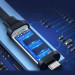 Ugreen USB-C to RJ45 Console Flat Cable - USB-C към Ethernet кабел за устройства с USB-C порт (150 см) (черен)  5