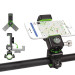 Adjustable Phone Bike Mount Holder with Compass - универсална поставка за колело с компас за мобилни телефони (зелен-черен) 3