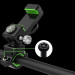 Adjustable Phone Bike Mount Holder with Compass - универсална поставка за колело с компас за мобилни телефони (зелен-черен) 8