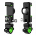 Adjustable Phone Bike Mount Holder with Compass - универсална поставка за колело с компас за мобилни телефони (зелен-черен) 2